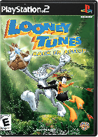 Looney Tunes Back in Action Playstation 2 US box art